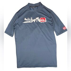 Quicksilver Men’s Large Slate Gray Lightweight Wet Shirt